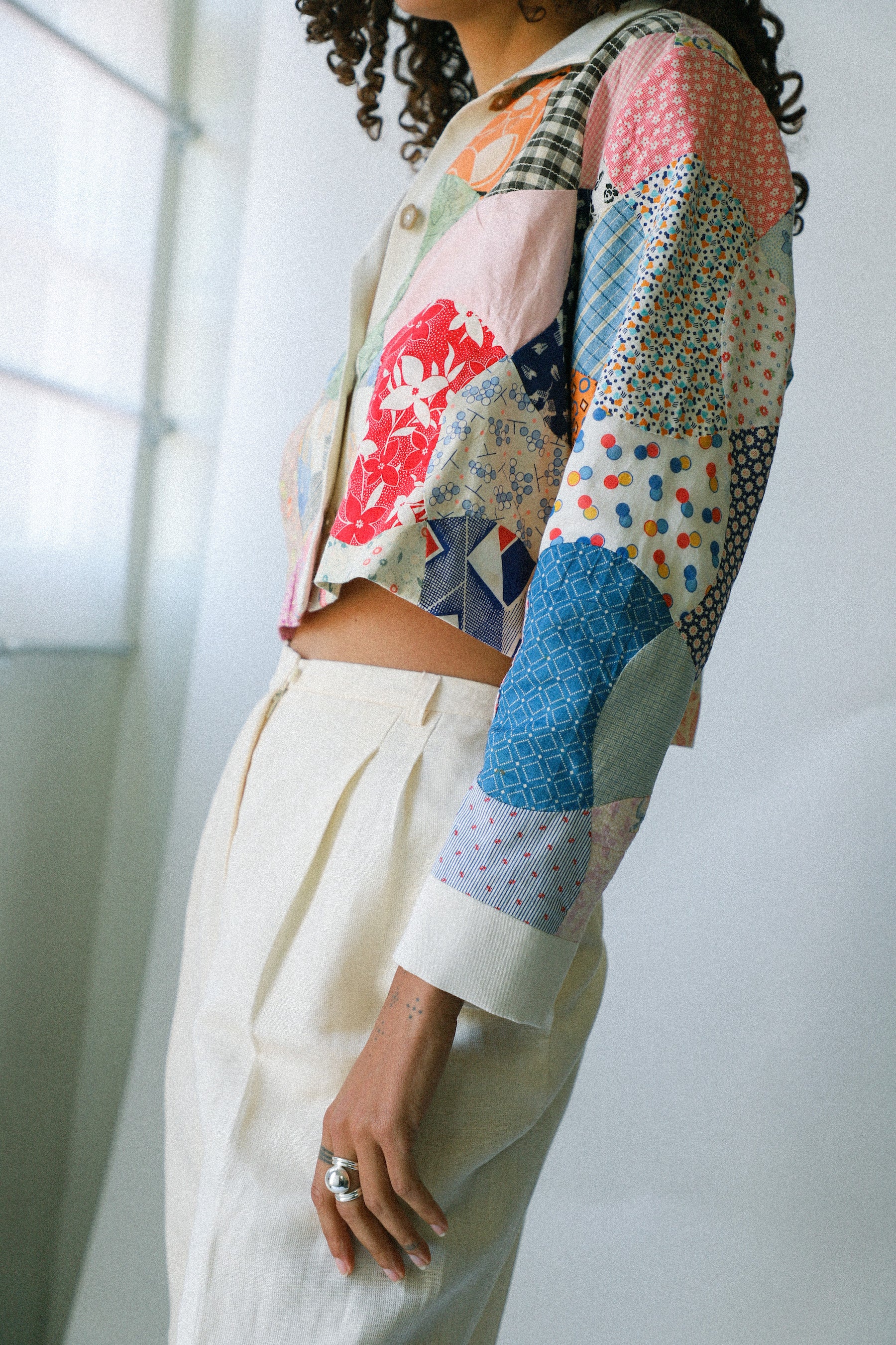 X PRISM One Of A Kind Quilted Crop Shirt