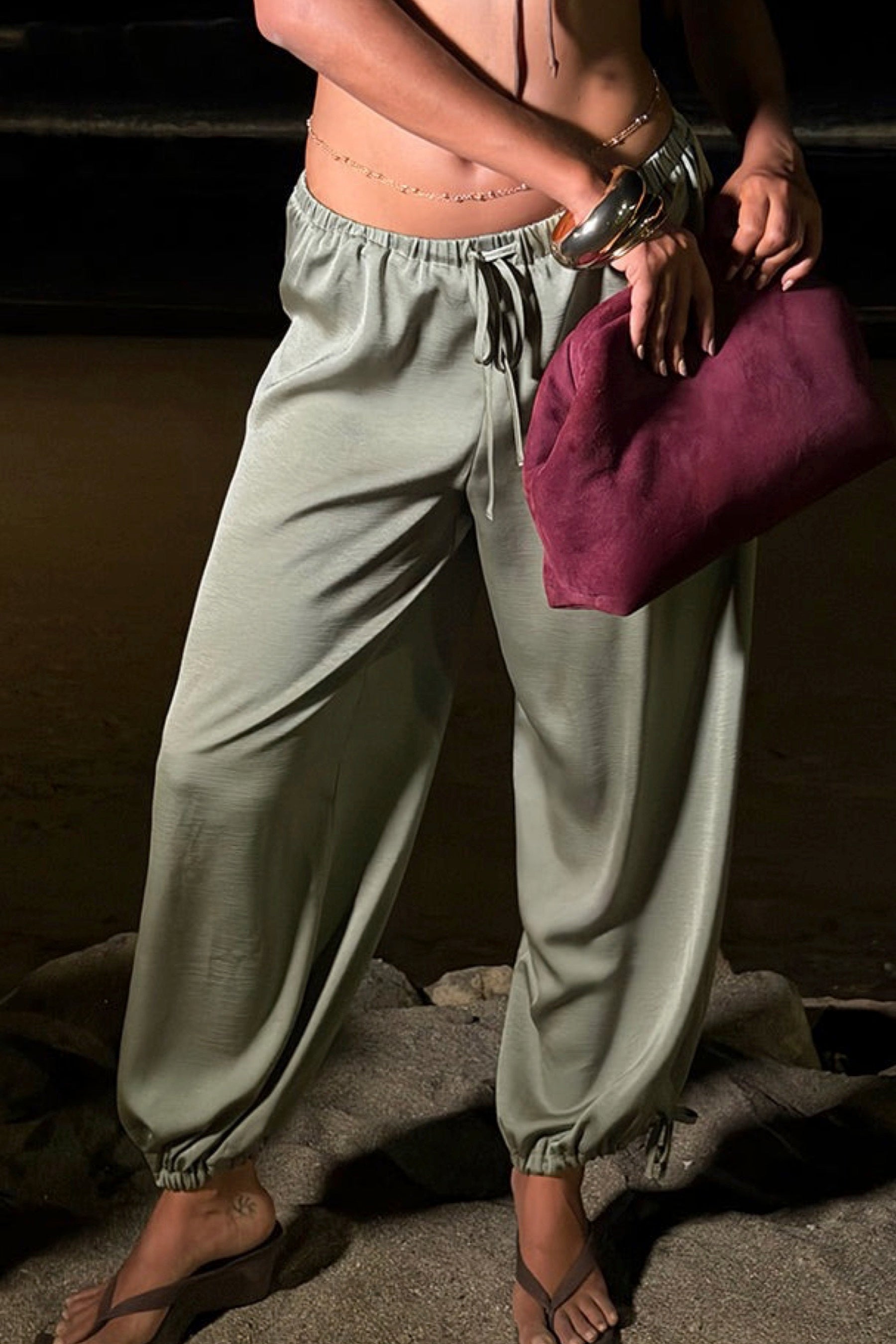Khaki Brizid Pant