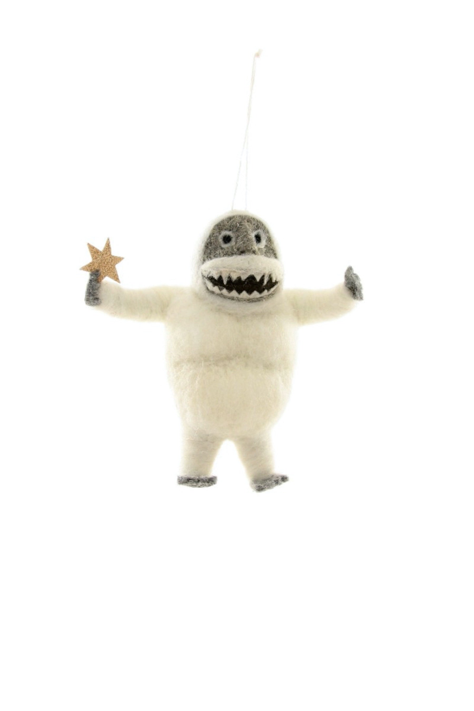 Abominable Snowman Felt Ornament