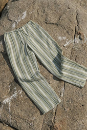 Sage Stripe Morino Trouser