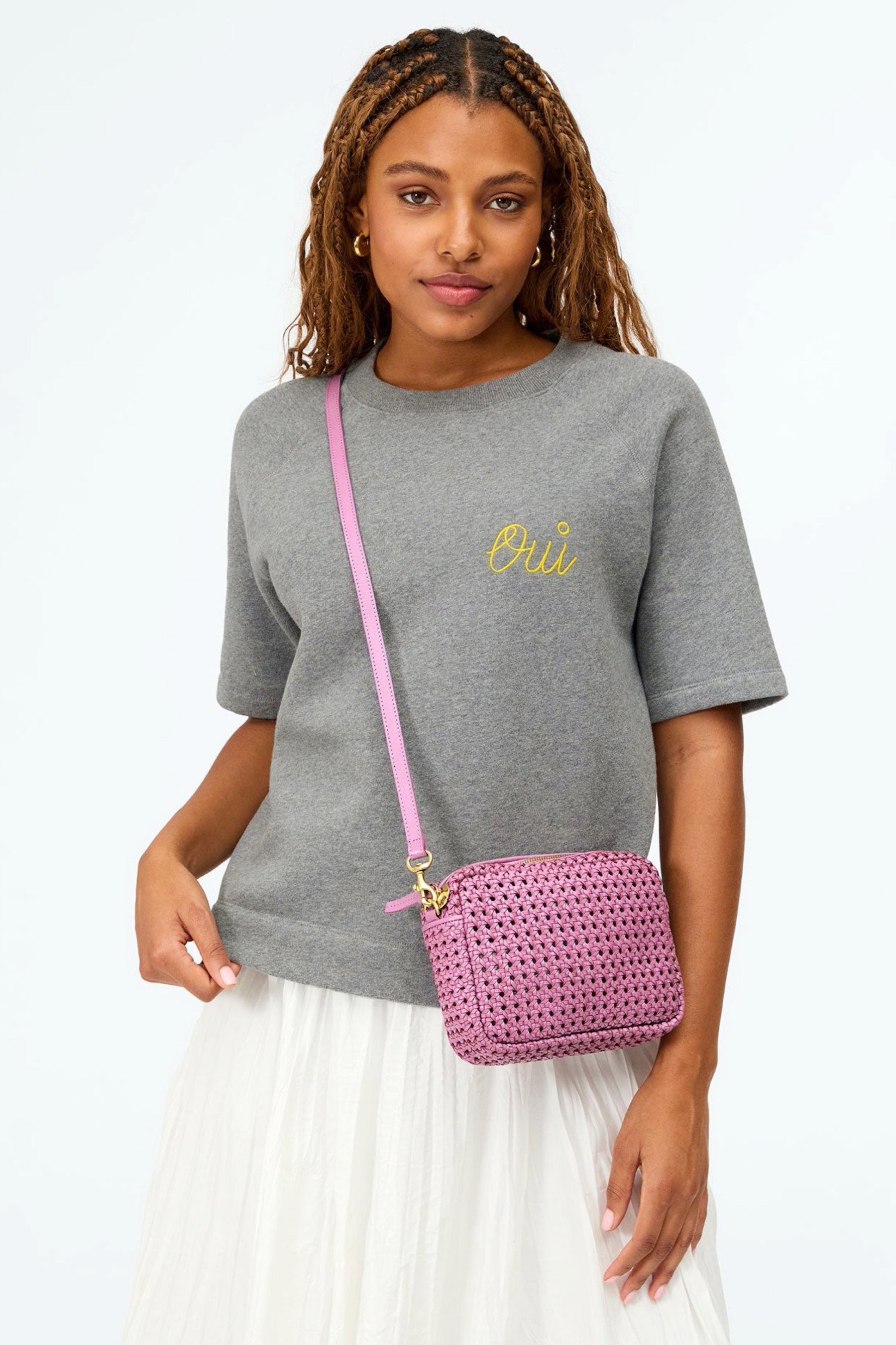 Wild Thistle Rattan Midi Sac