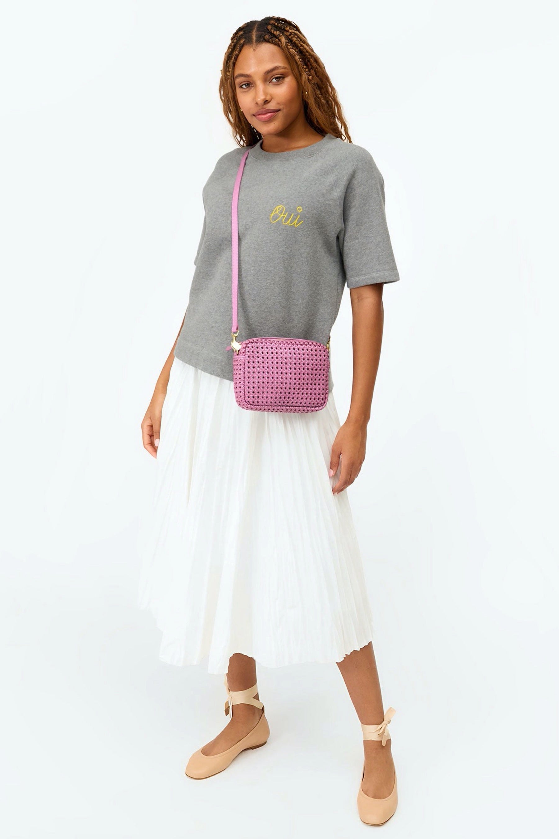 Wild Thistle Rattan Midi Sac