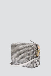Silver Woven Etoile Midi Sac