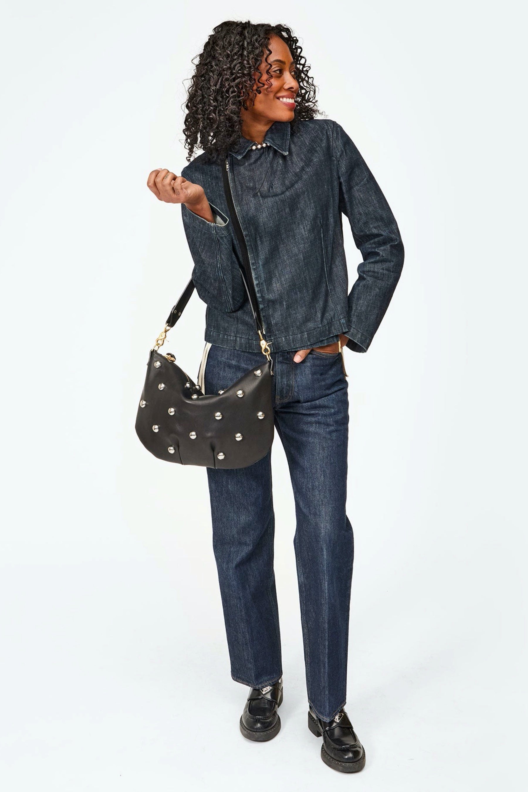 Black Studs Moyen Messenger