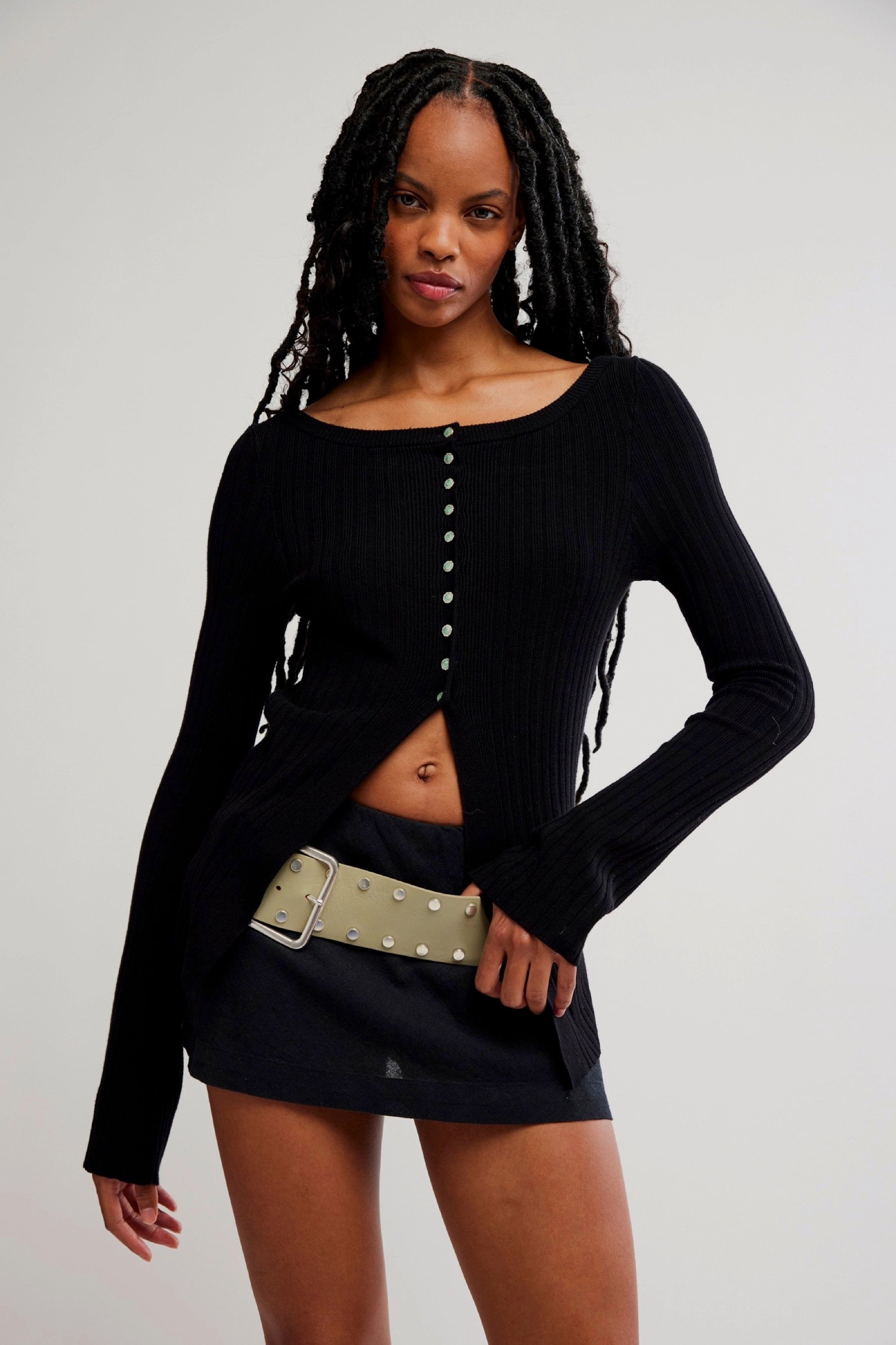 Black East Side Cardigan