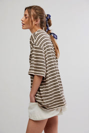 Tea Stripe All Love Tee