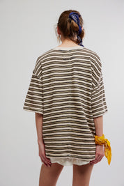 Tea Stripe All Love Tee