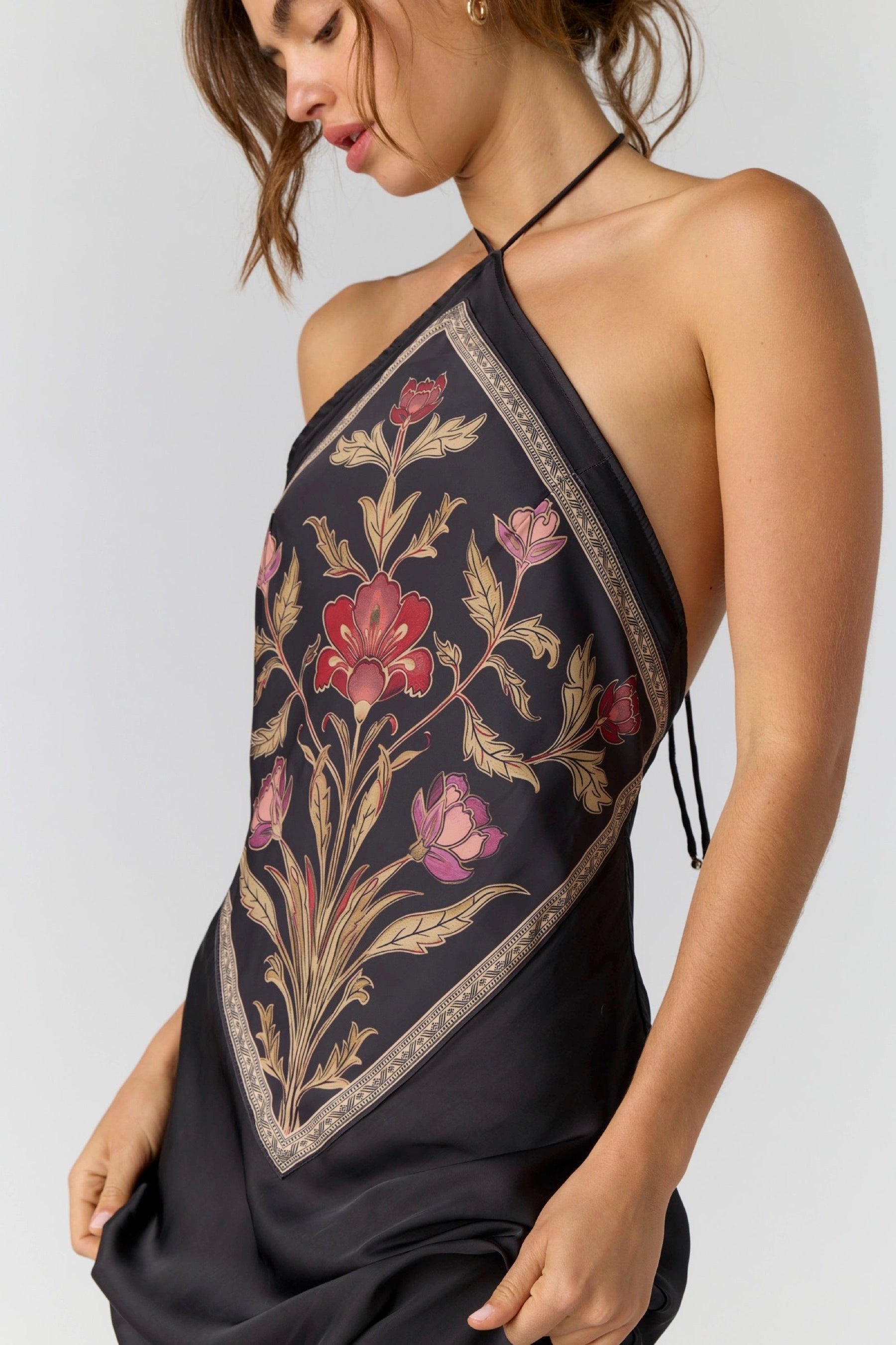 Espresso Citrine Midi Dress