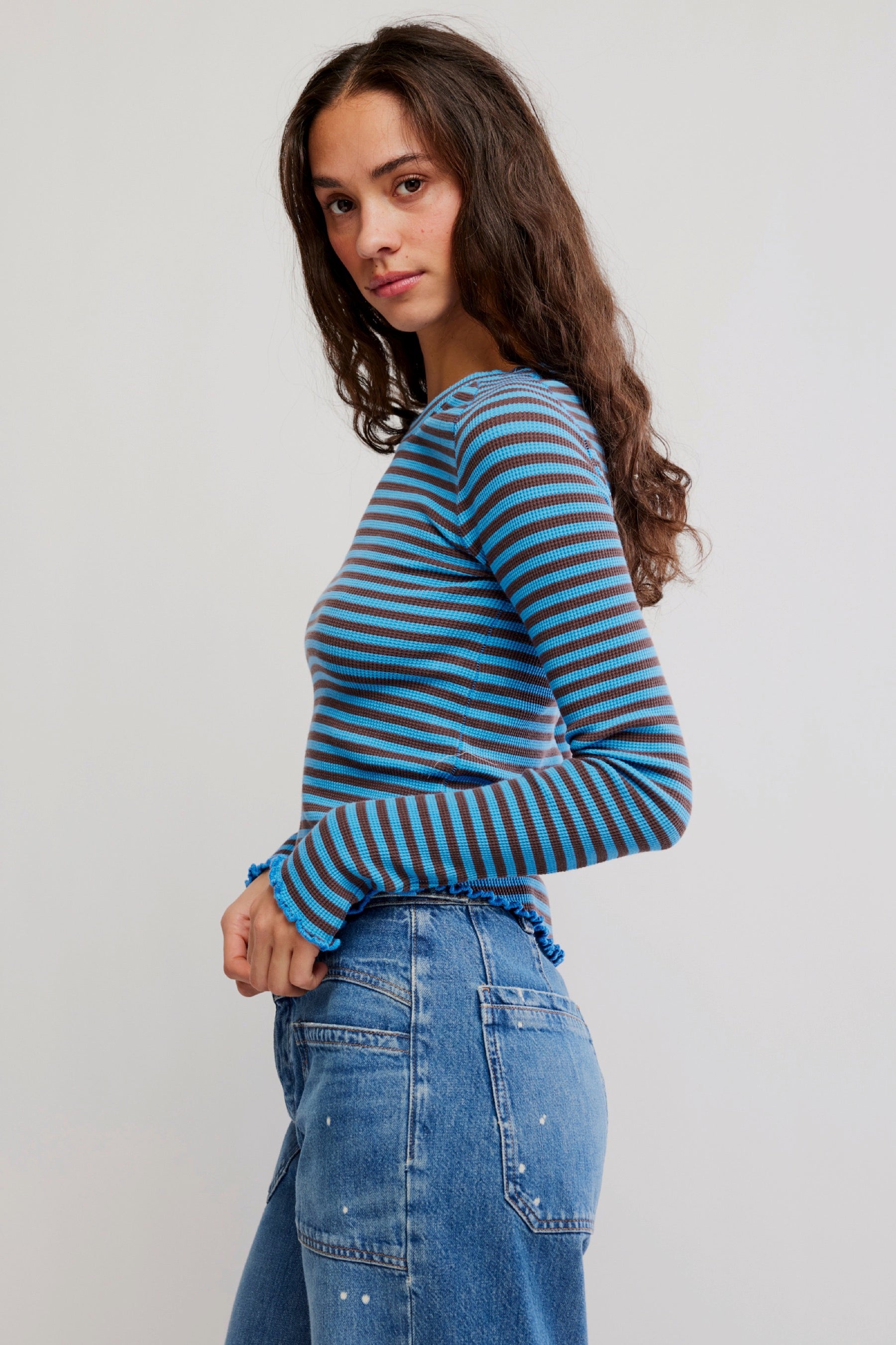 Blue Stripe Easy Does It Tee