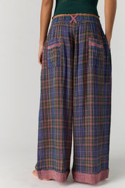 Midnight Plaid One & Done Pant
