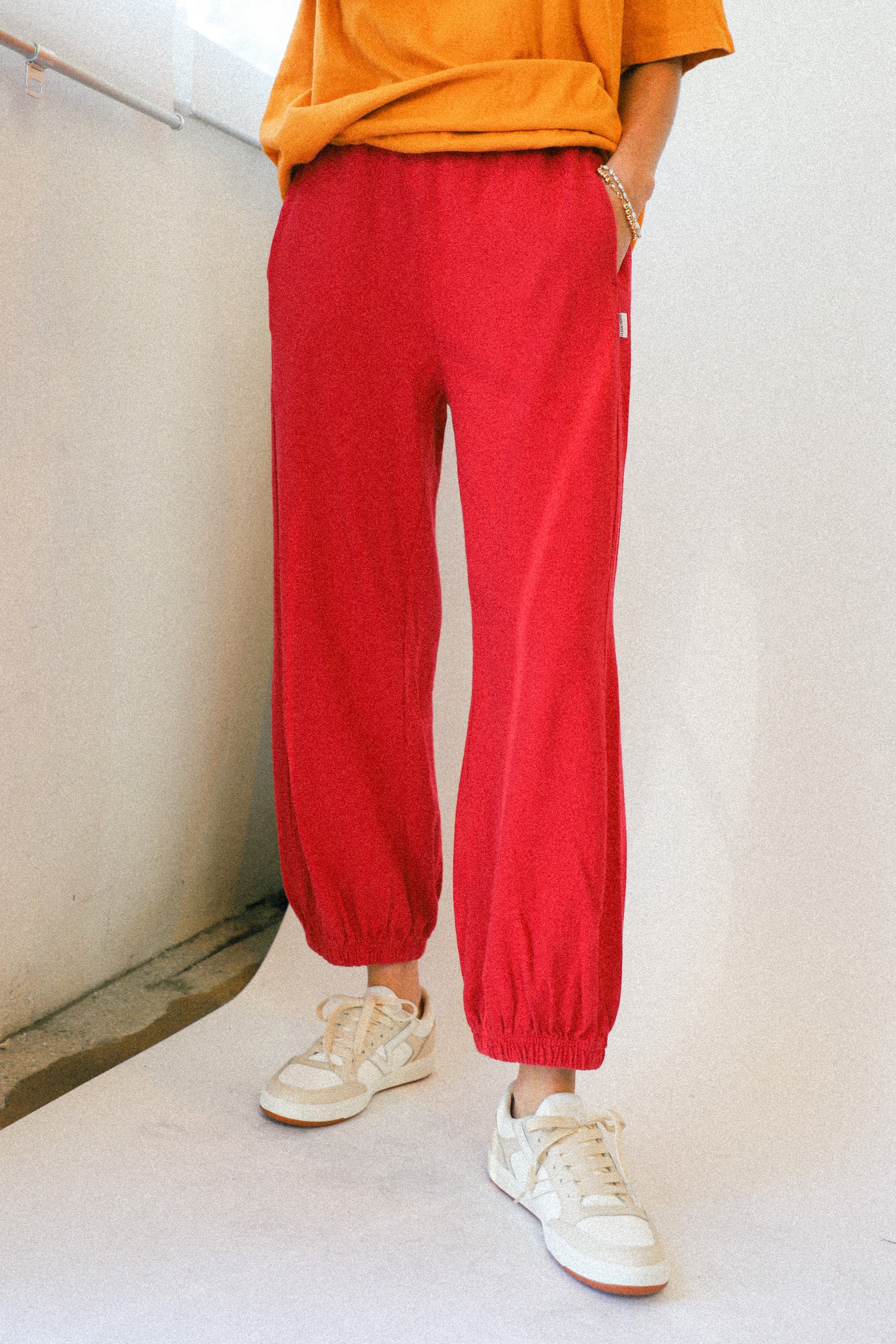 Crayon Red Balloon Pant