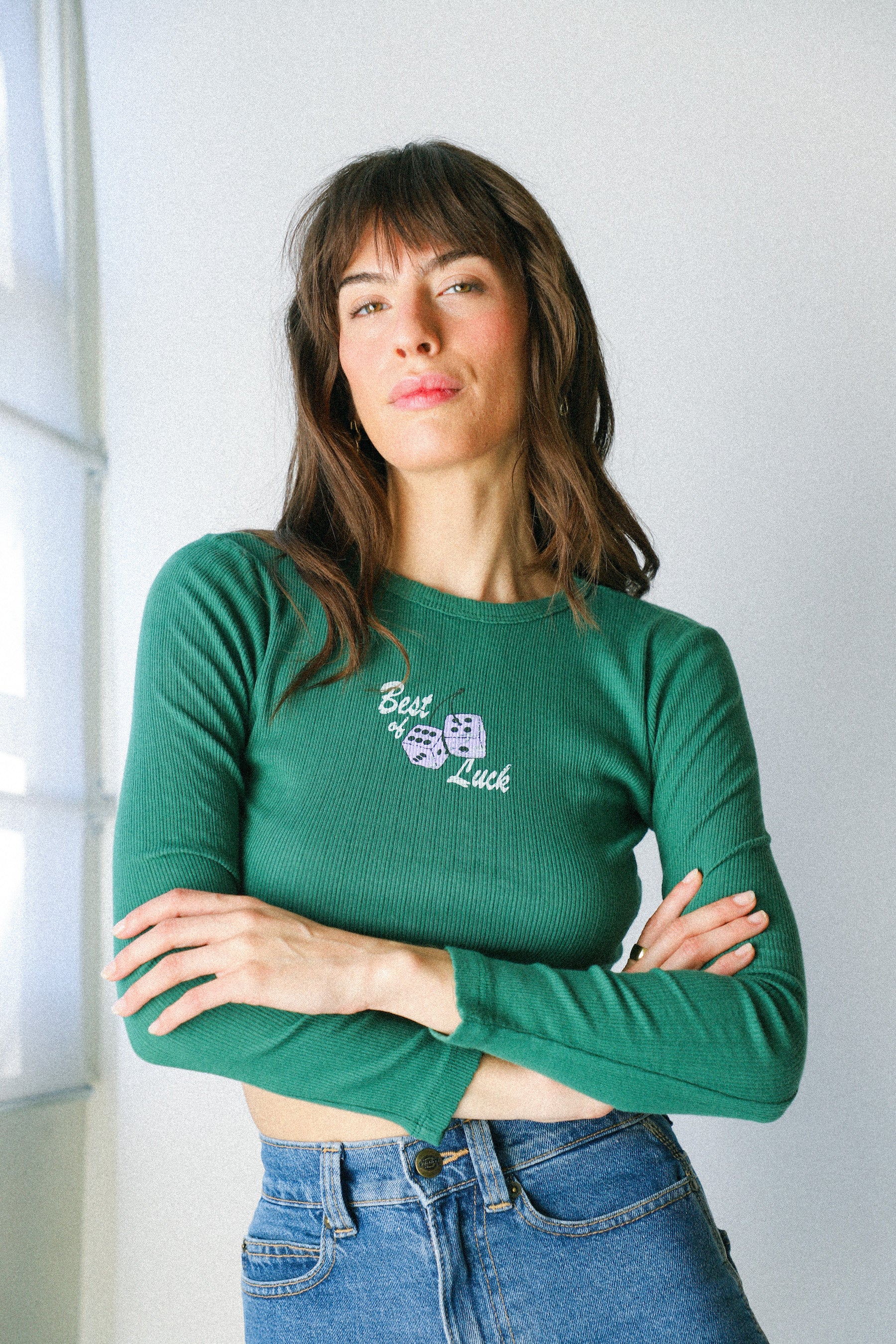 Best Of Luck Pointelle L/S Tee