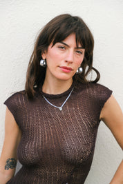 Silver XL Dome Hoops