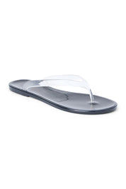Clear Black Olsen Sandal