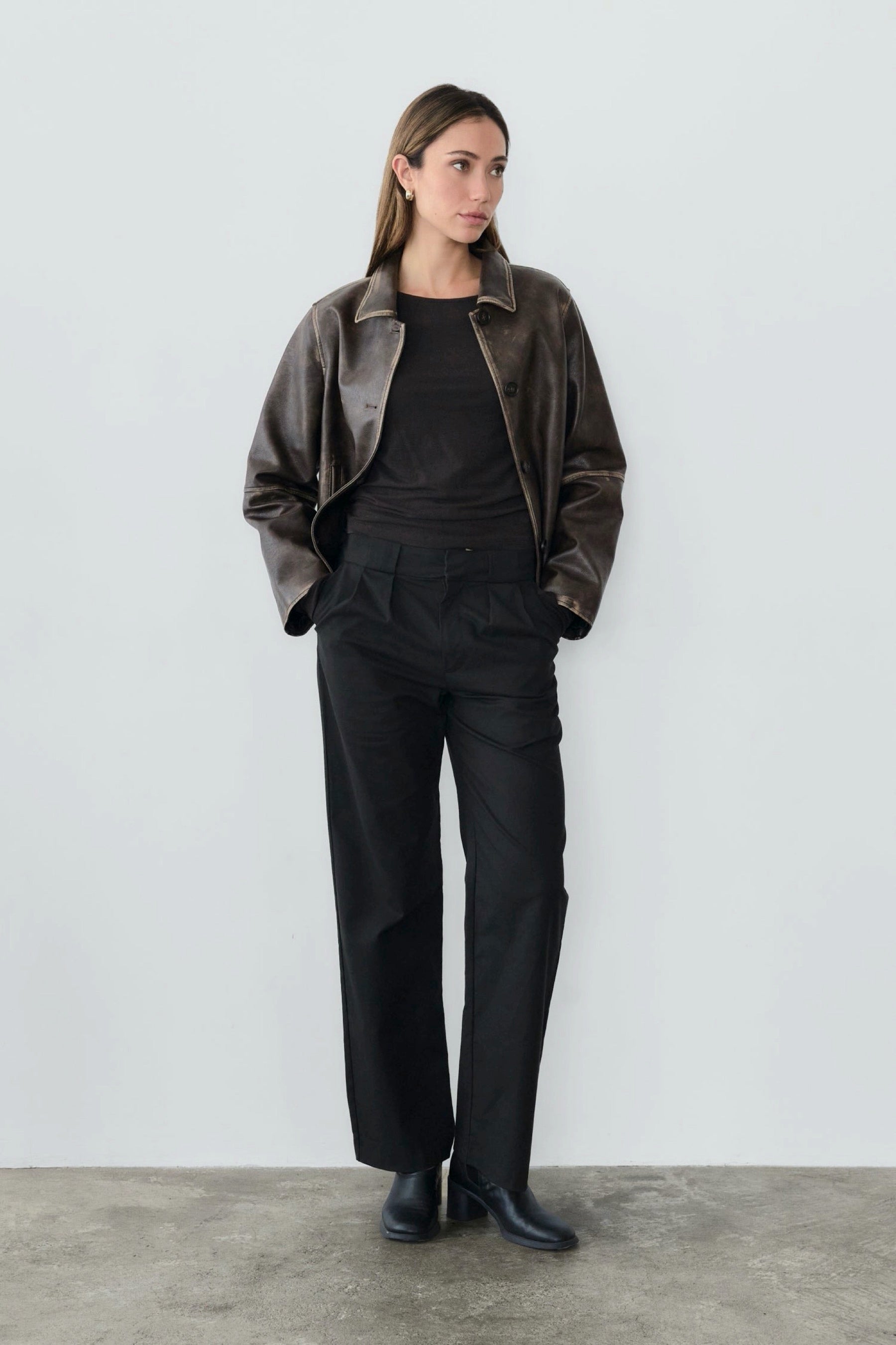Washed Brown Murph Jacket