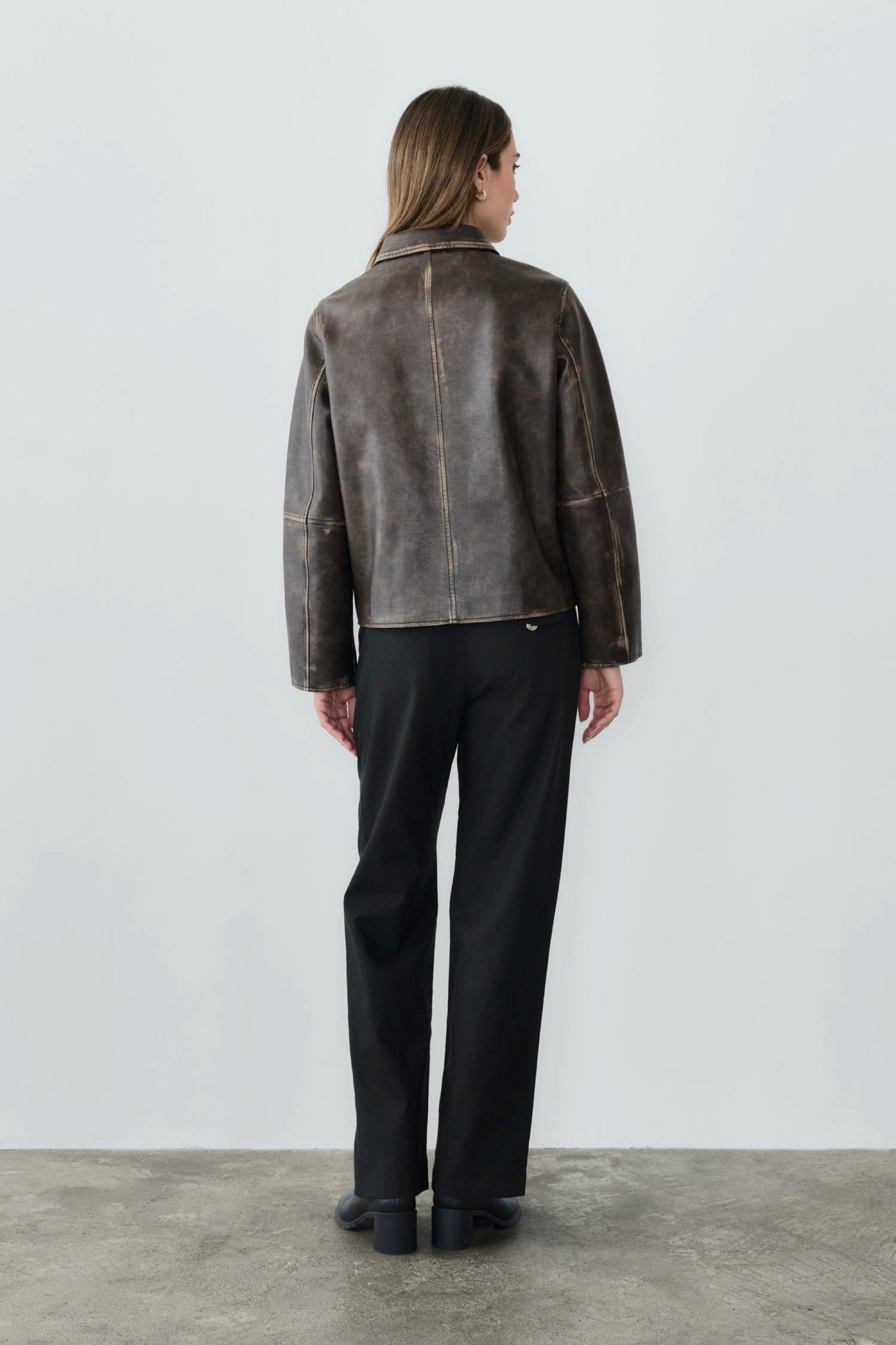 Washed Brown Murph Jacket