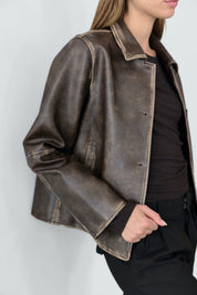Washed Brown Murph Jacket
