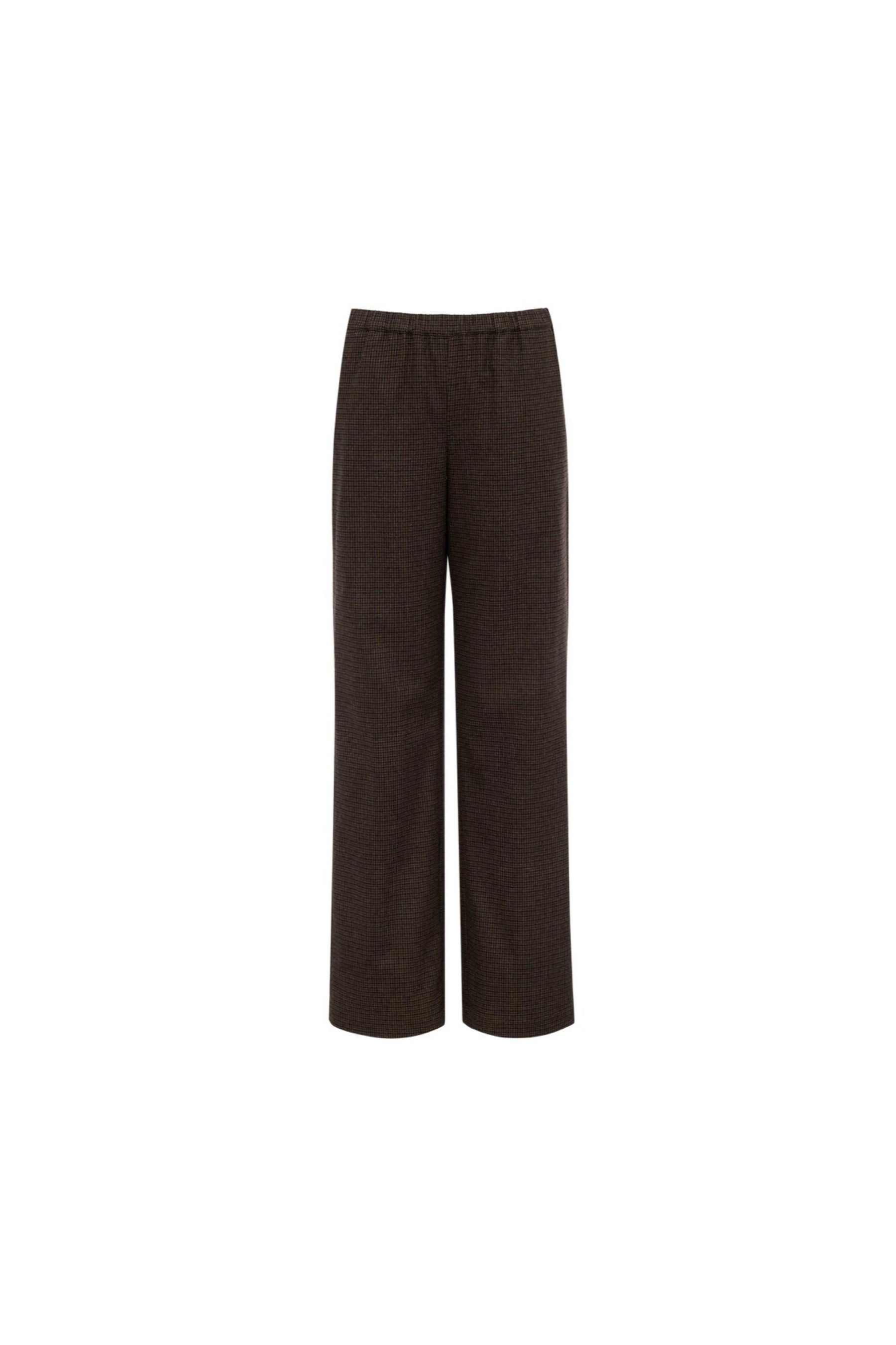 Micro Check Off Duty Pant