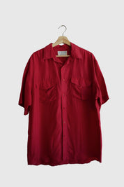 Red Whitby Silk Blouse