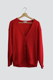 Ted Lapidus Cheer Red Cardigan