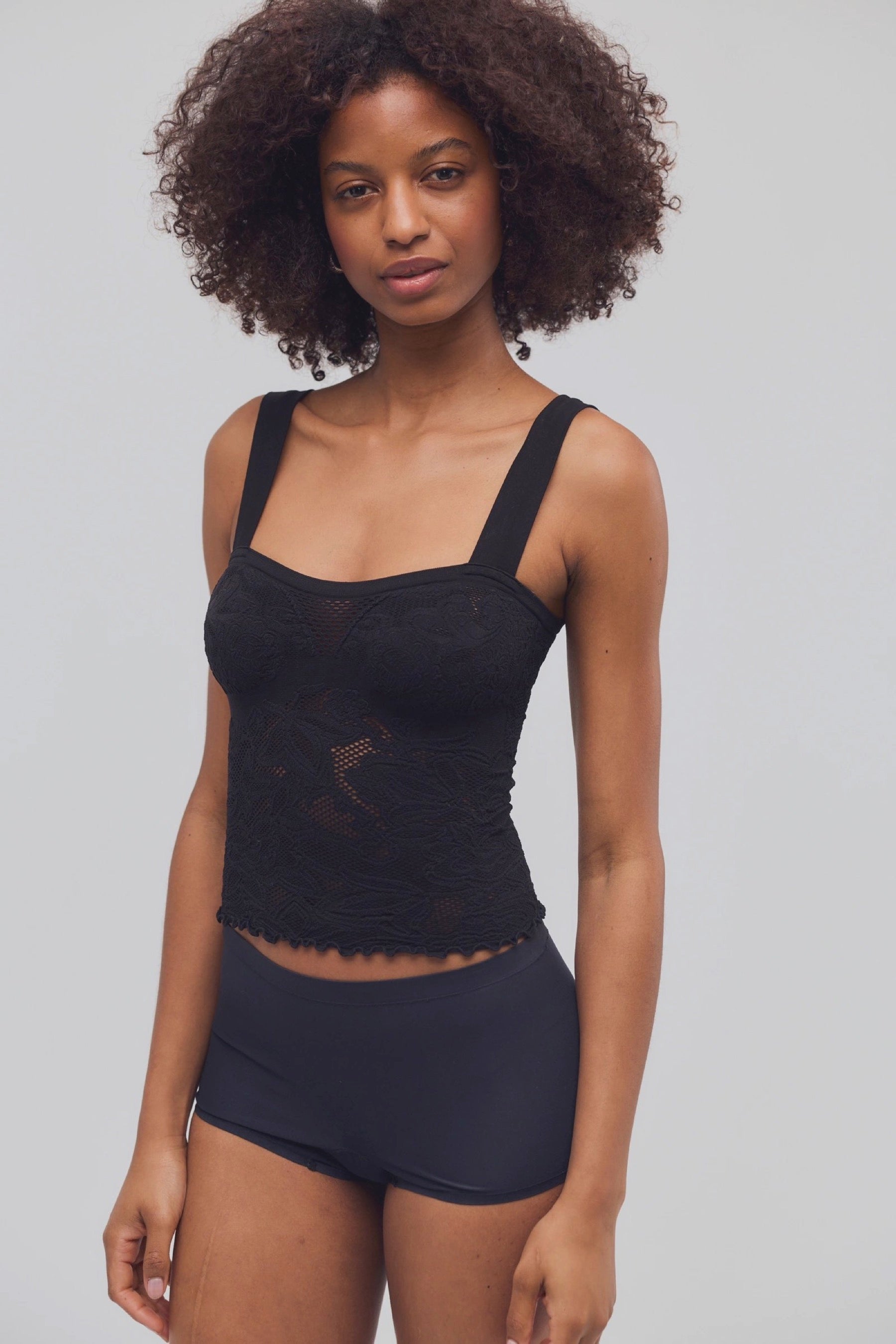 Black Heirloom Cami