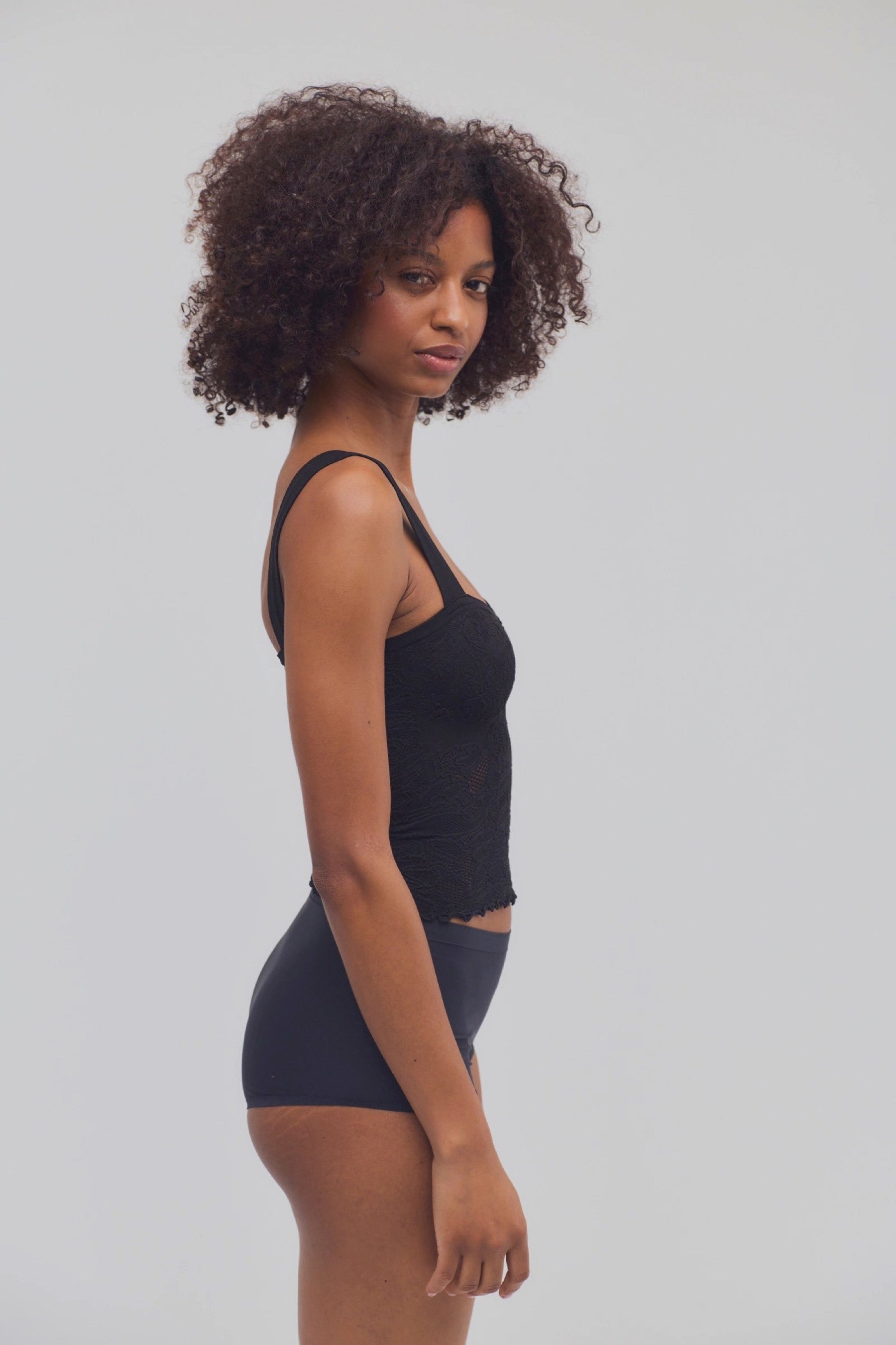 Black Heirloom Cami