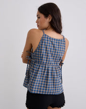 Tartan Blue Palsi Top