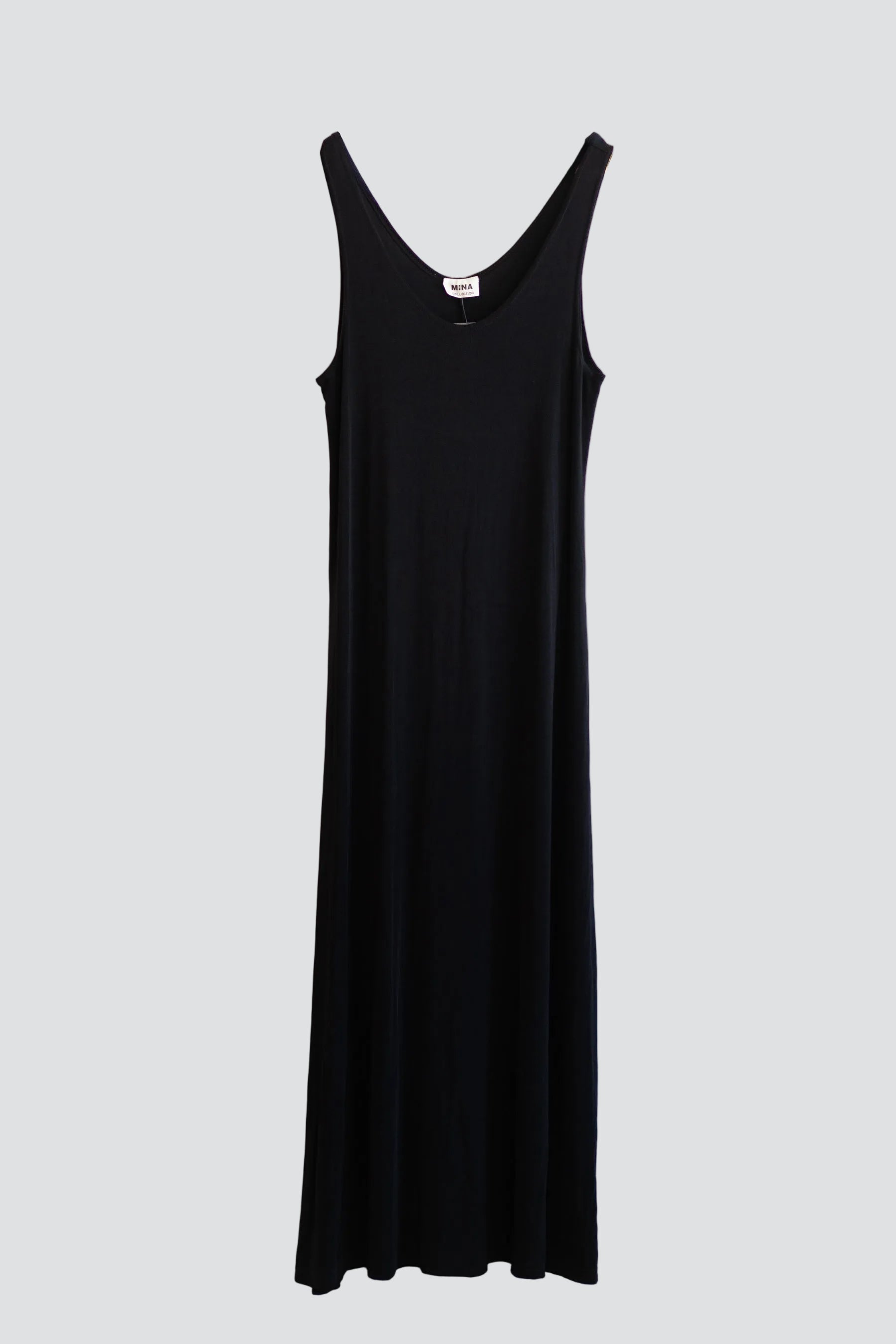Black Slinky Tank Dress