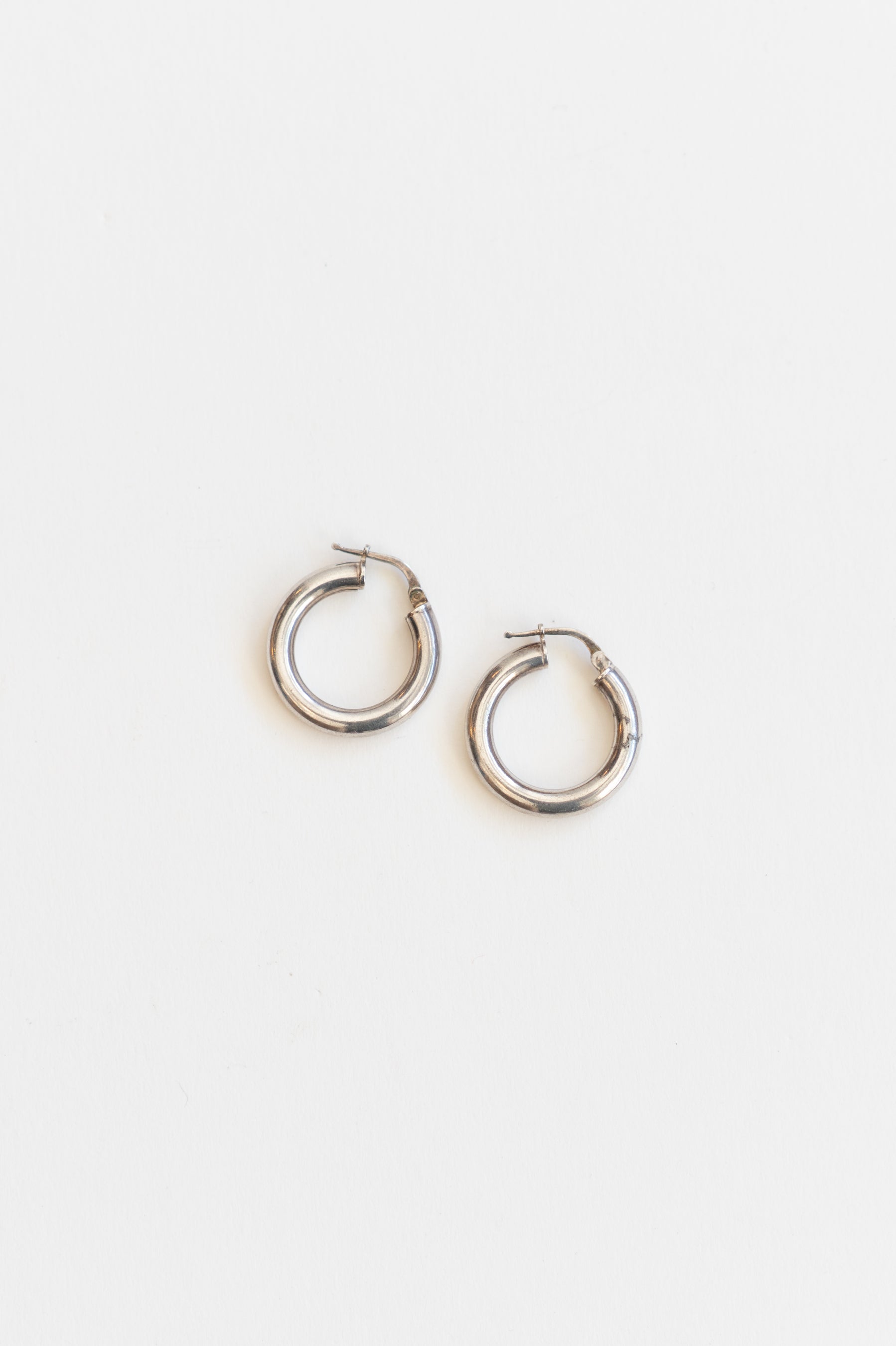 Sterling Silver Thick Hoops