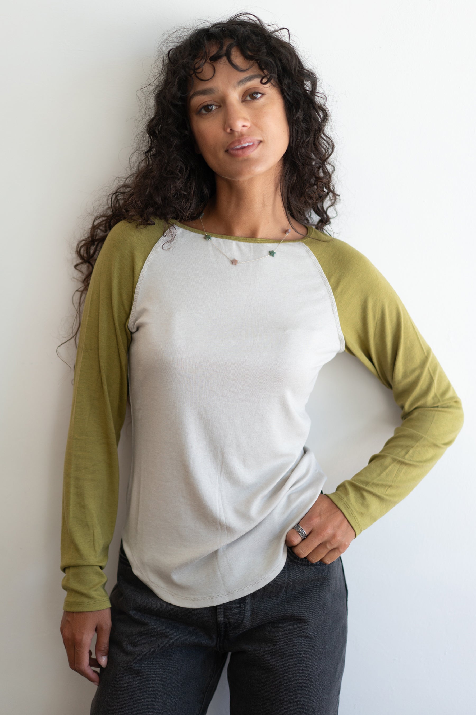 Moss Jillian Raglan Top