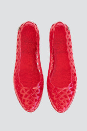 Cherry Glitter Jutam Flat