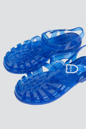 Cobalt Glitter Sun Sandal