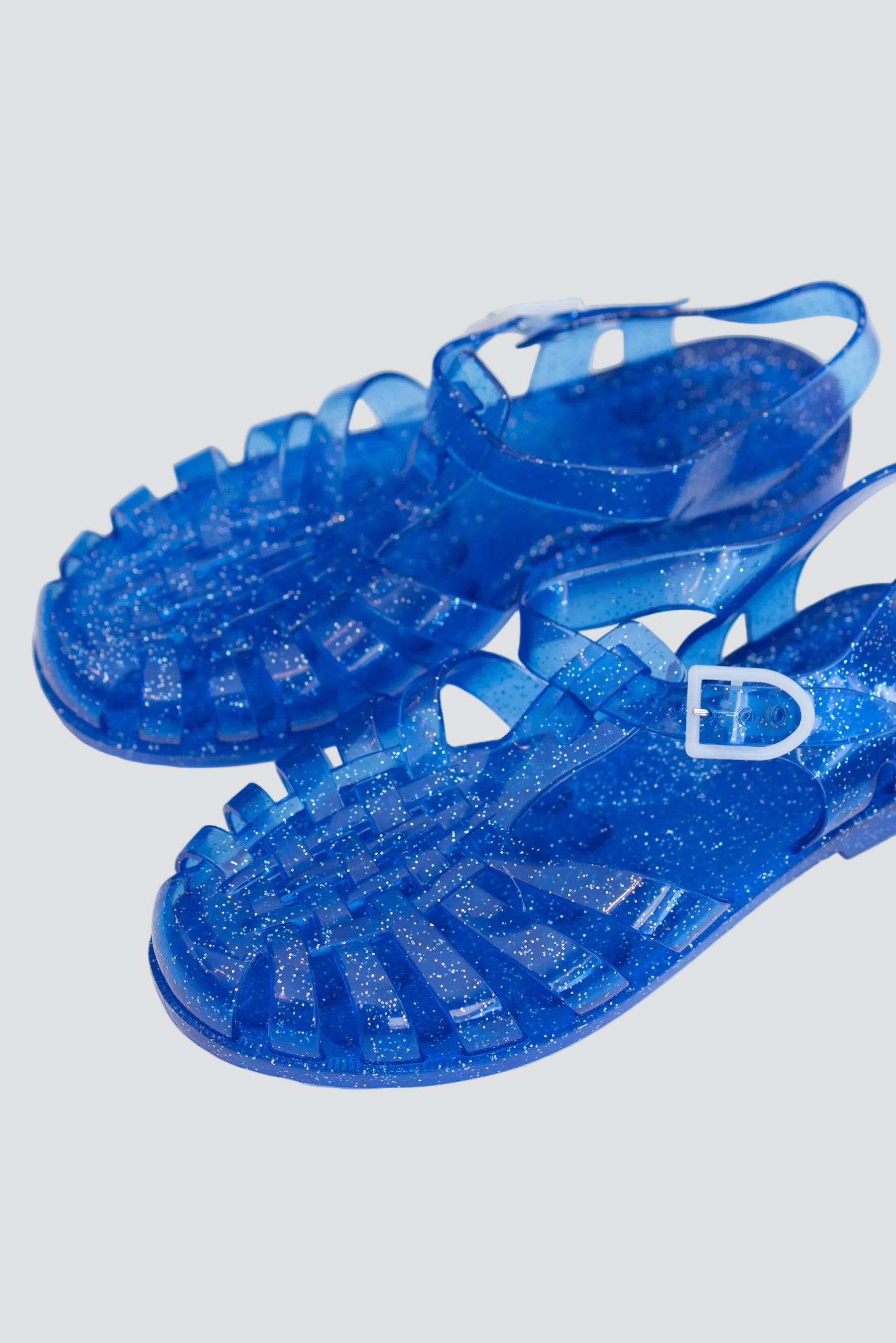 Cobalt Glitter Sun Sandal
