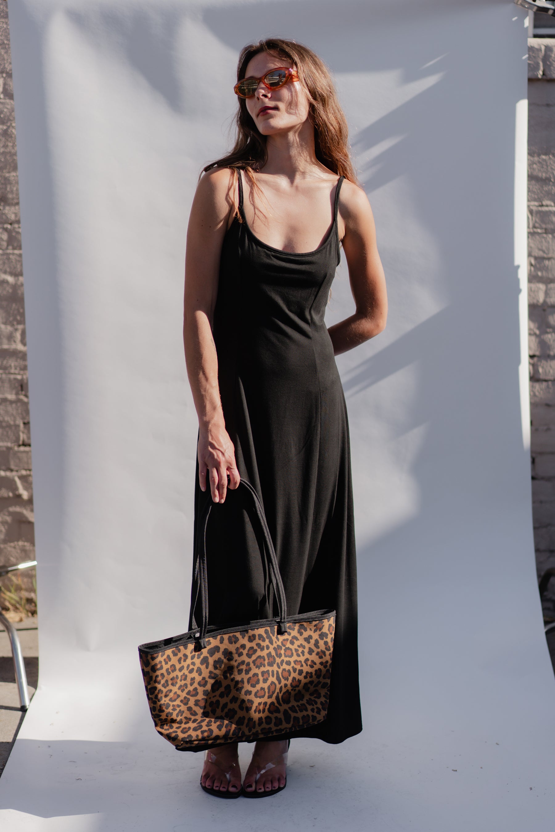 Black Charisma Midi Dress