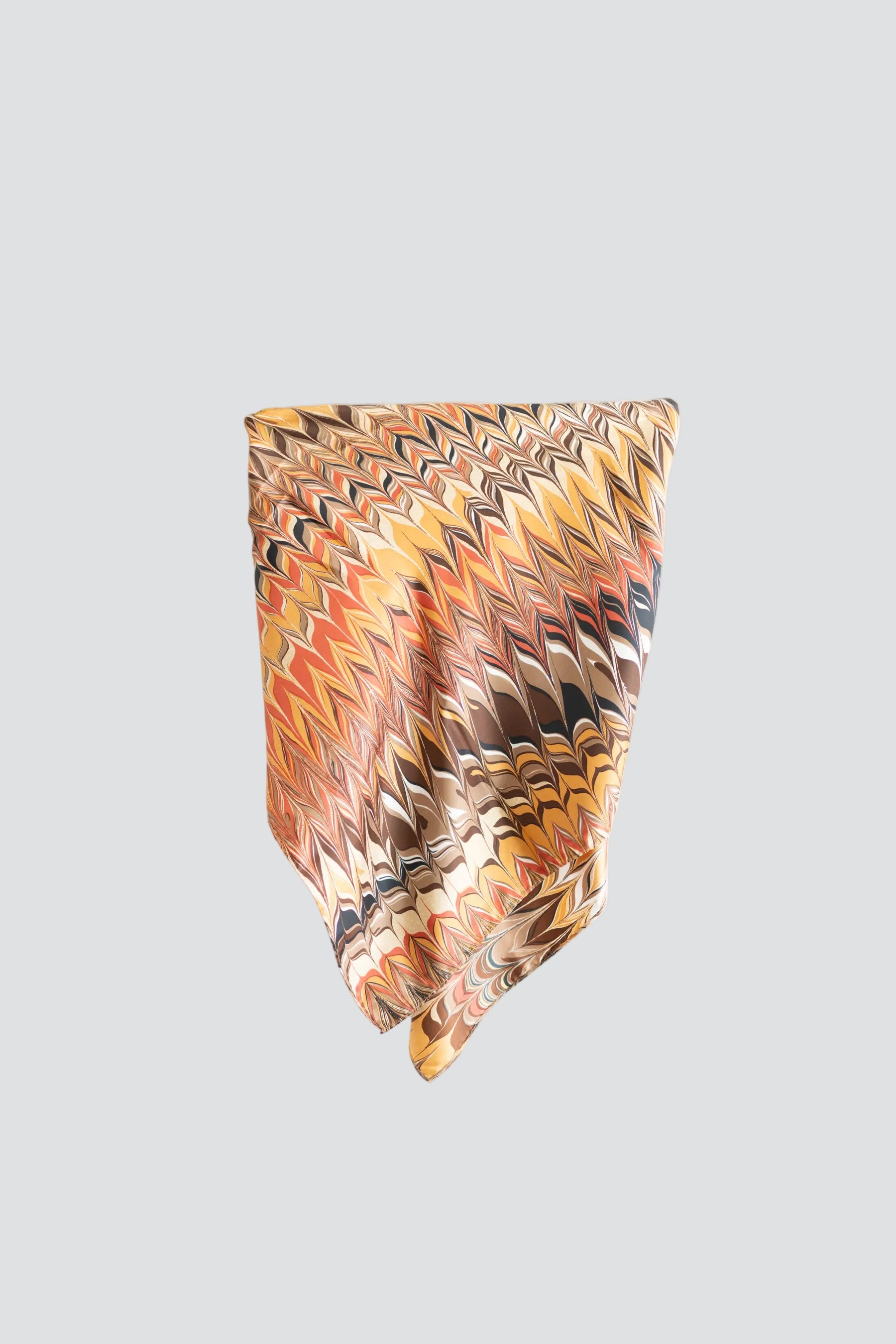 Caramel Zig Zag Scarf