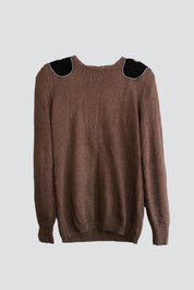 Brown Rhinestone Sweater