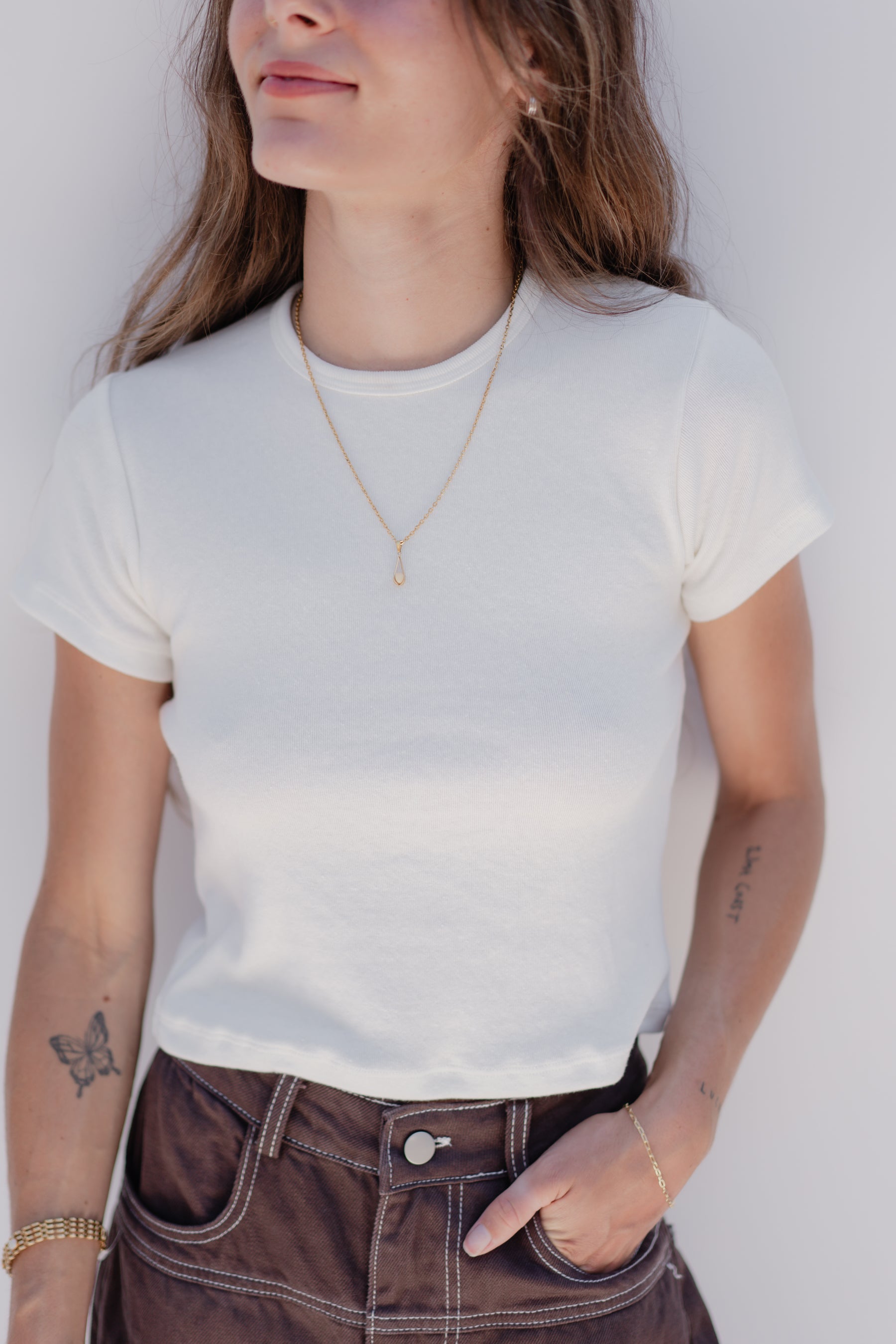 Washed White Isola Tee