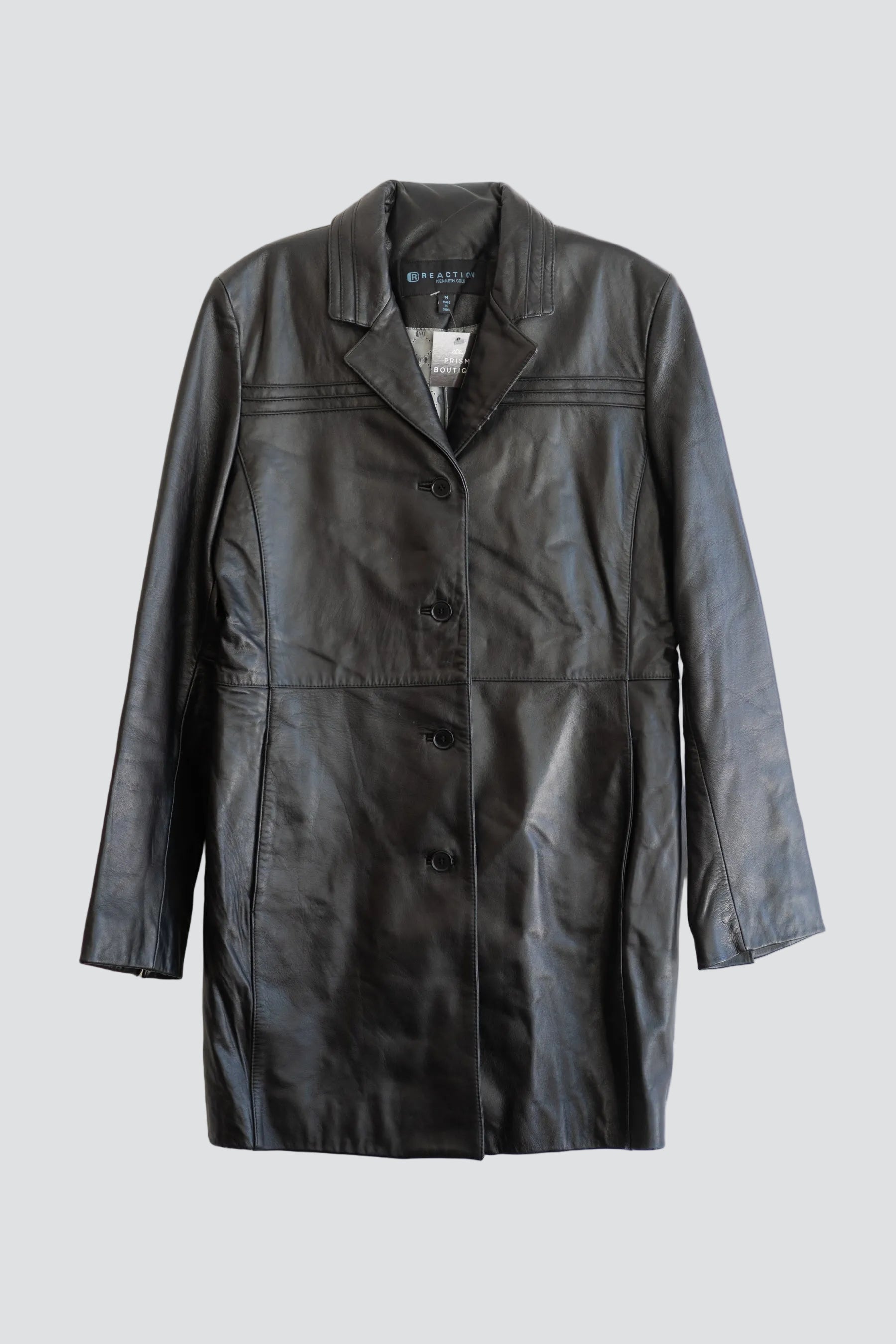 Black Leather Reaction Jacket
