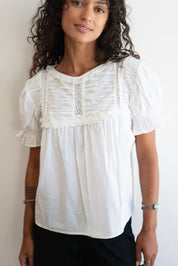 White Jane Blouse