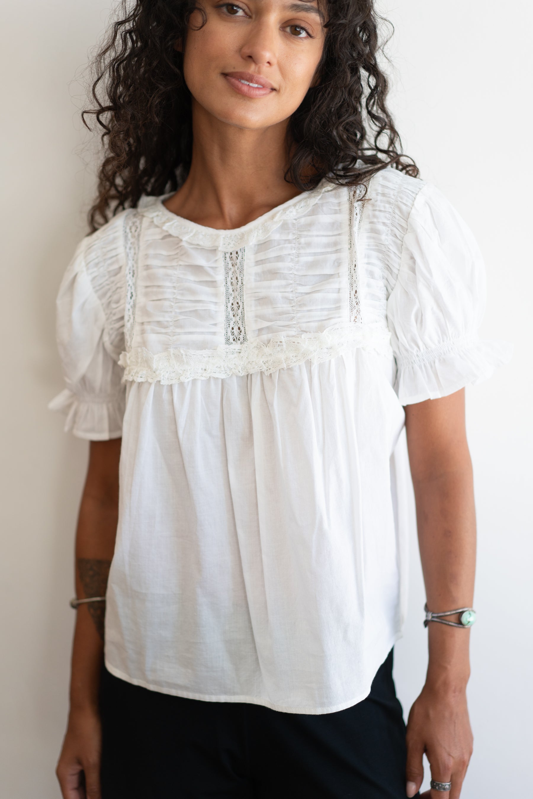 White Jane Blouse