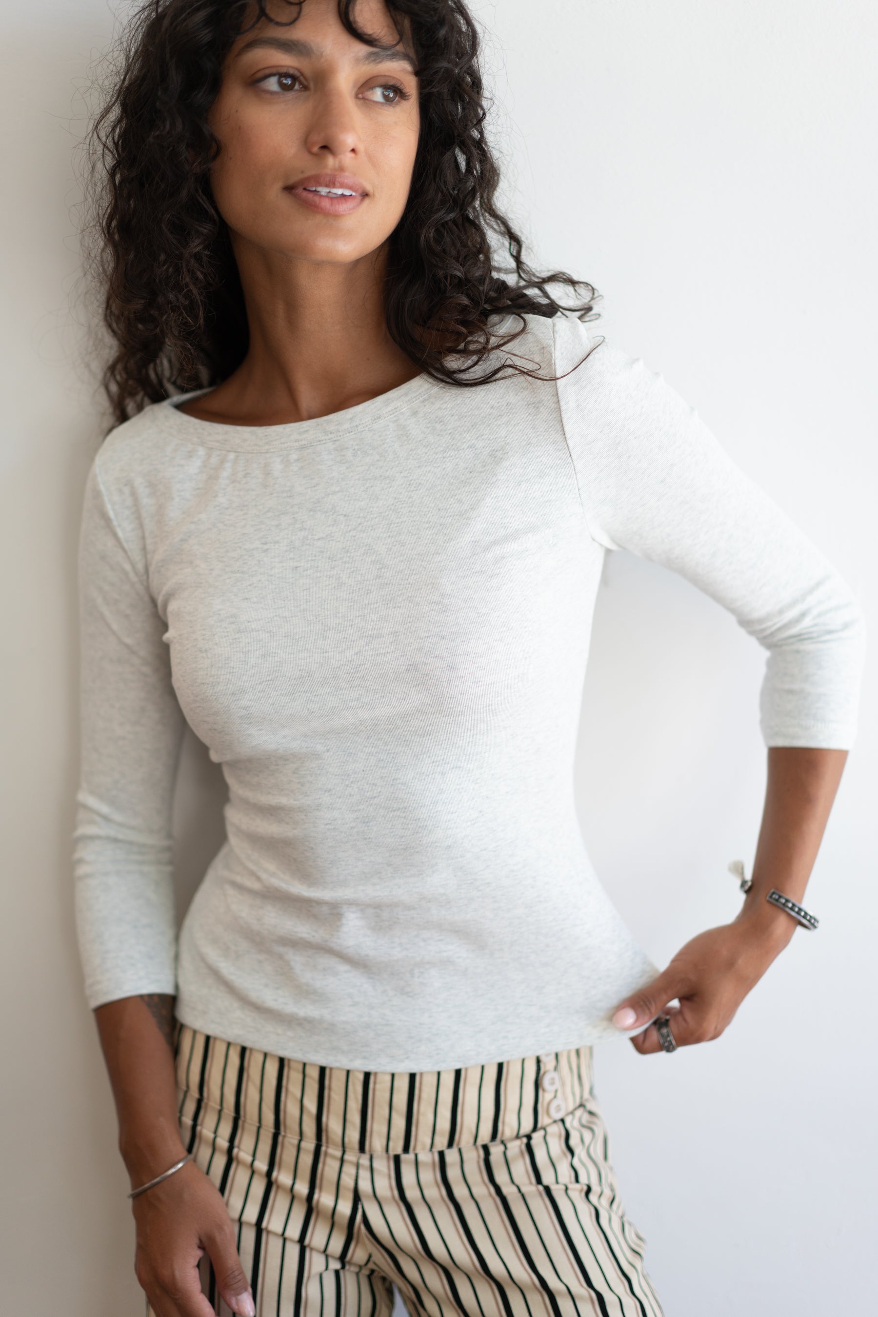 Heather Grey Eli Top
