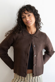 Brown Claudia Cardigan