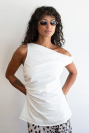 White Carmen Top