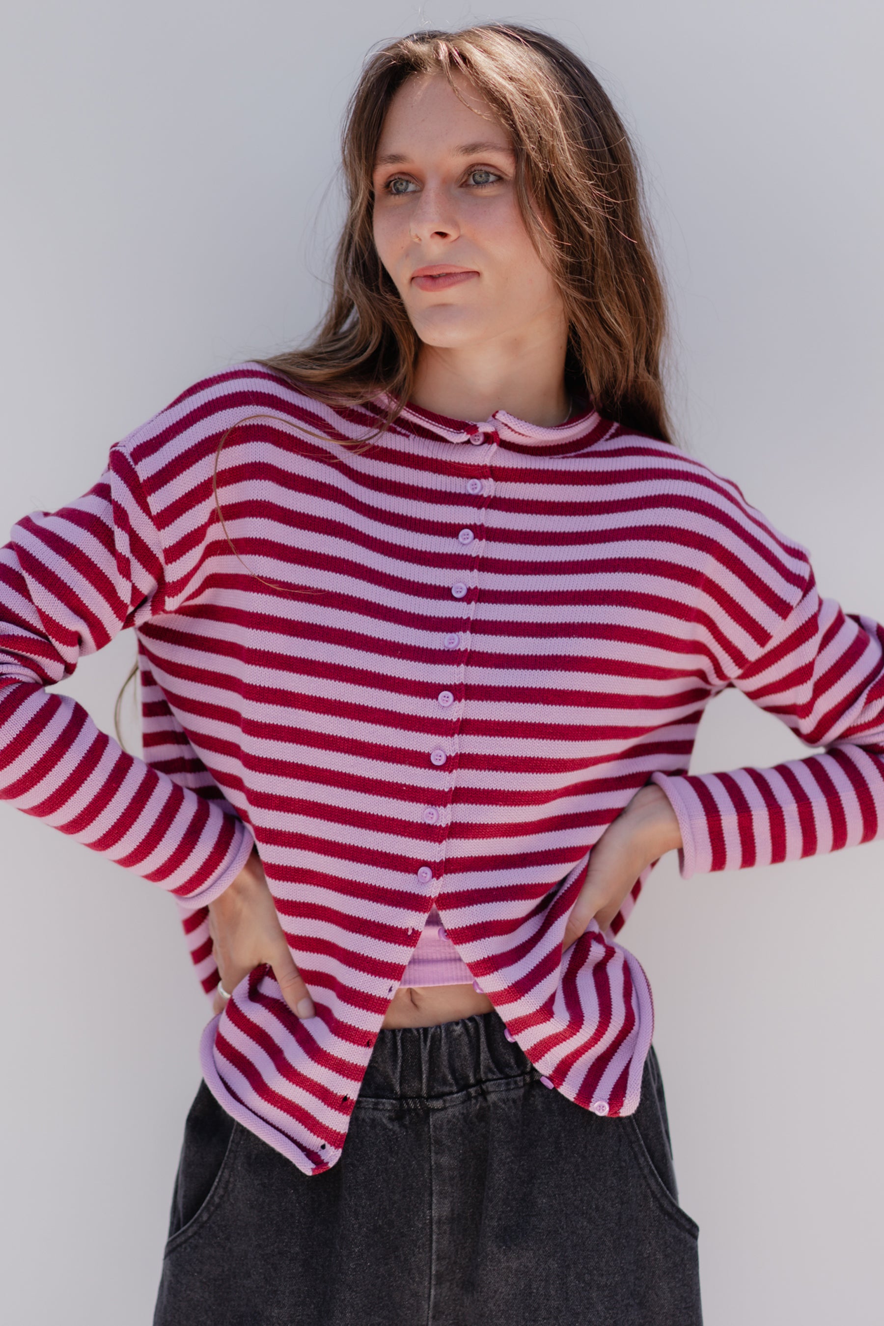 Stripe Cecilia Cardigan