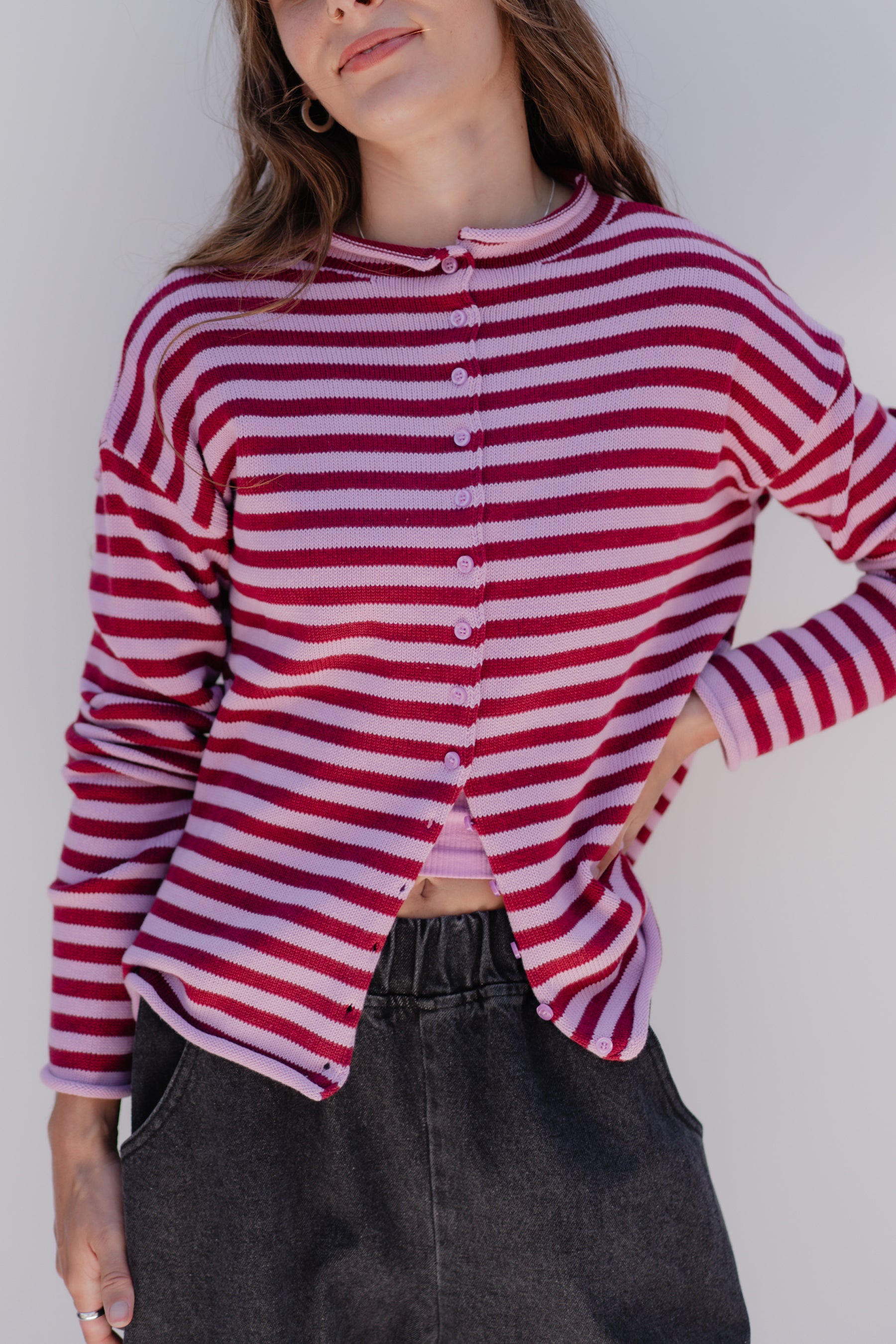Stripe Cecilia Cardigan