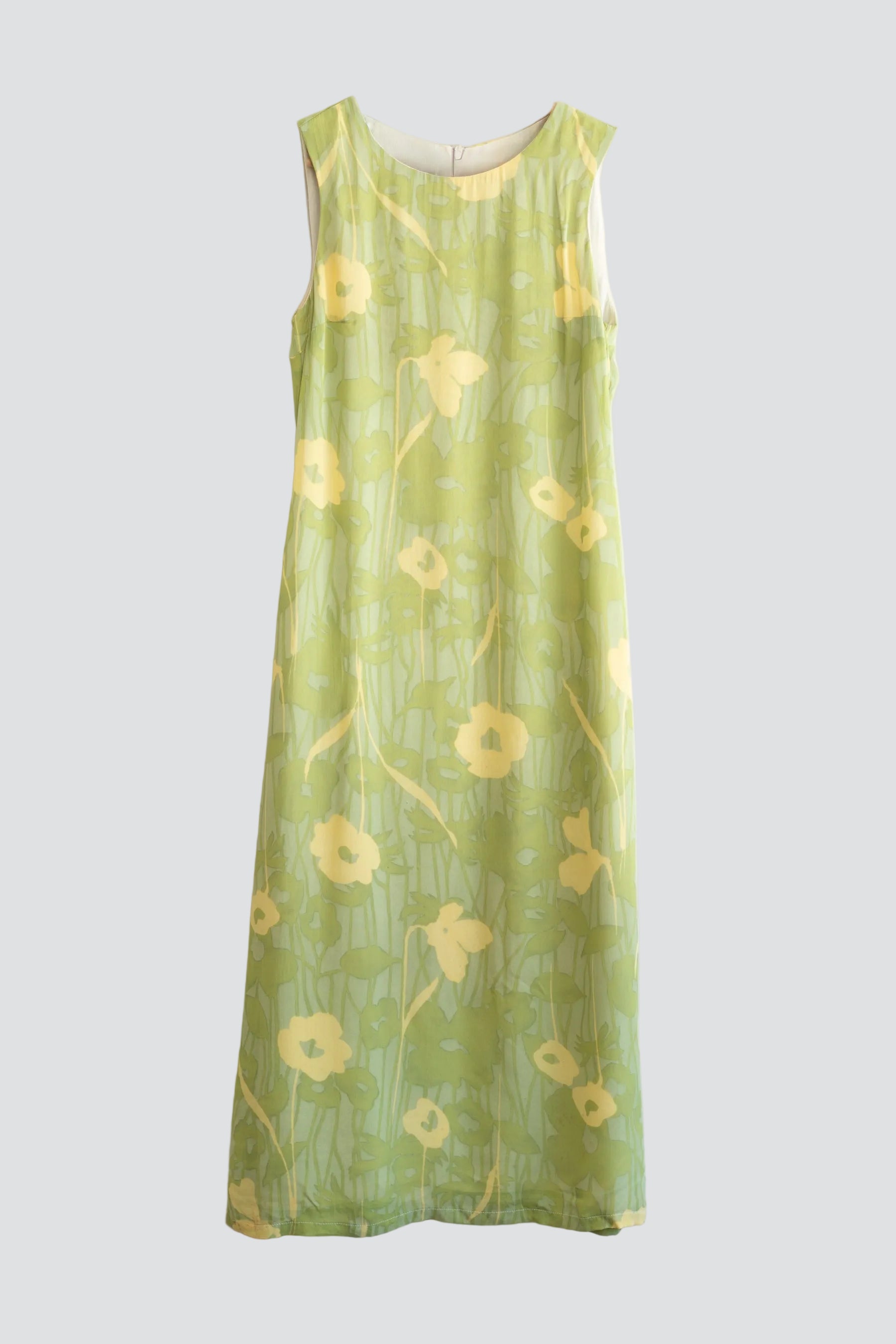 Green Sophisticate Floral Dress