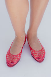 Silver Marquise Chain Anklet