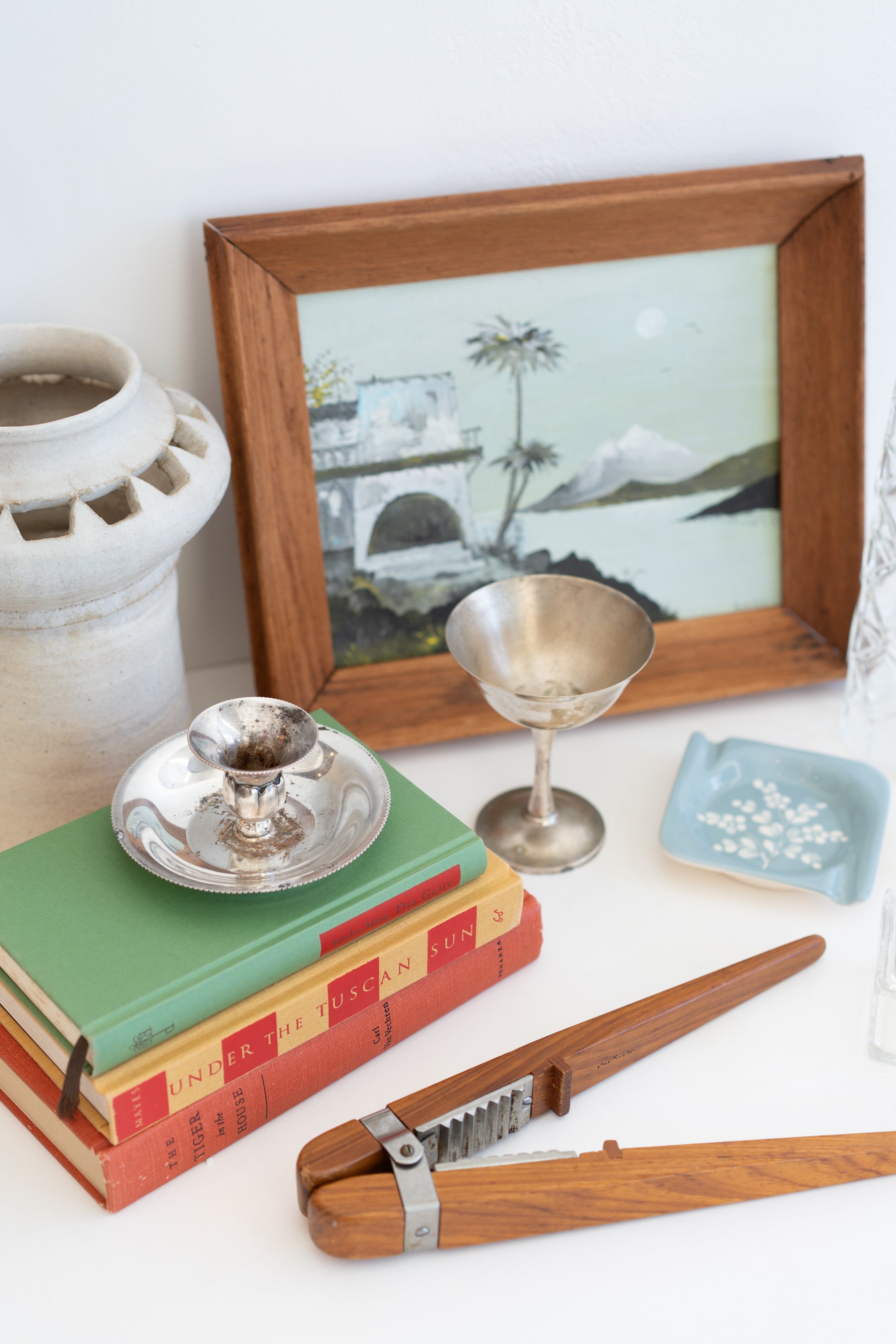 Silver Candlestick Holder