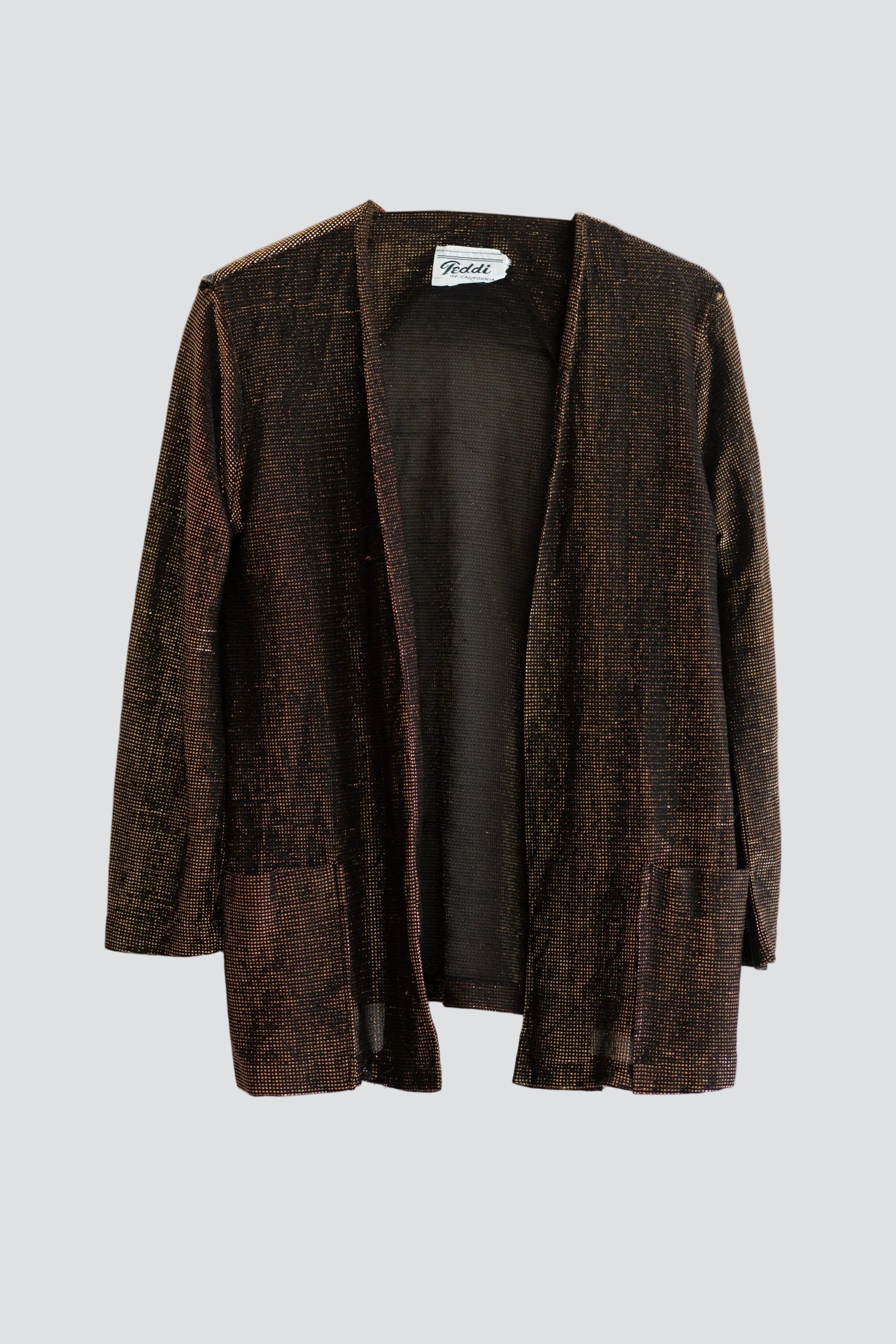 Teddy Gold Lurex Jacket