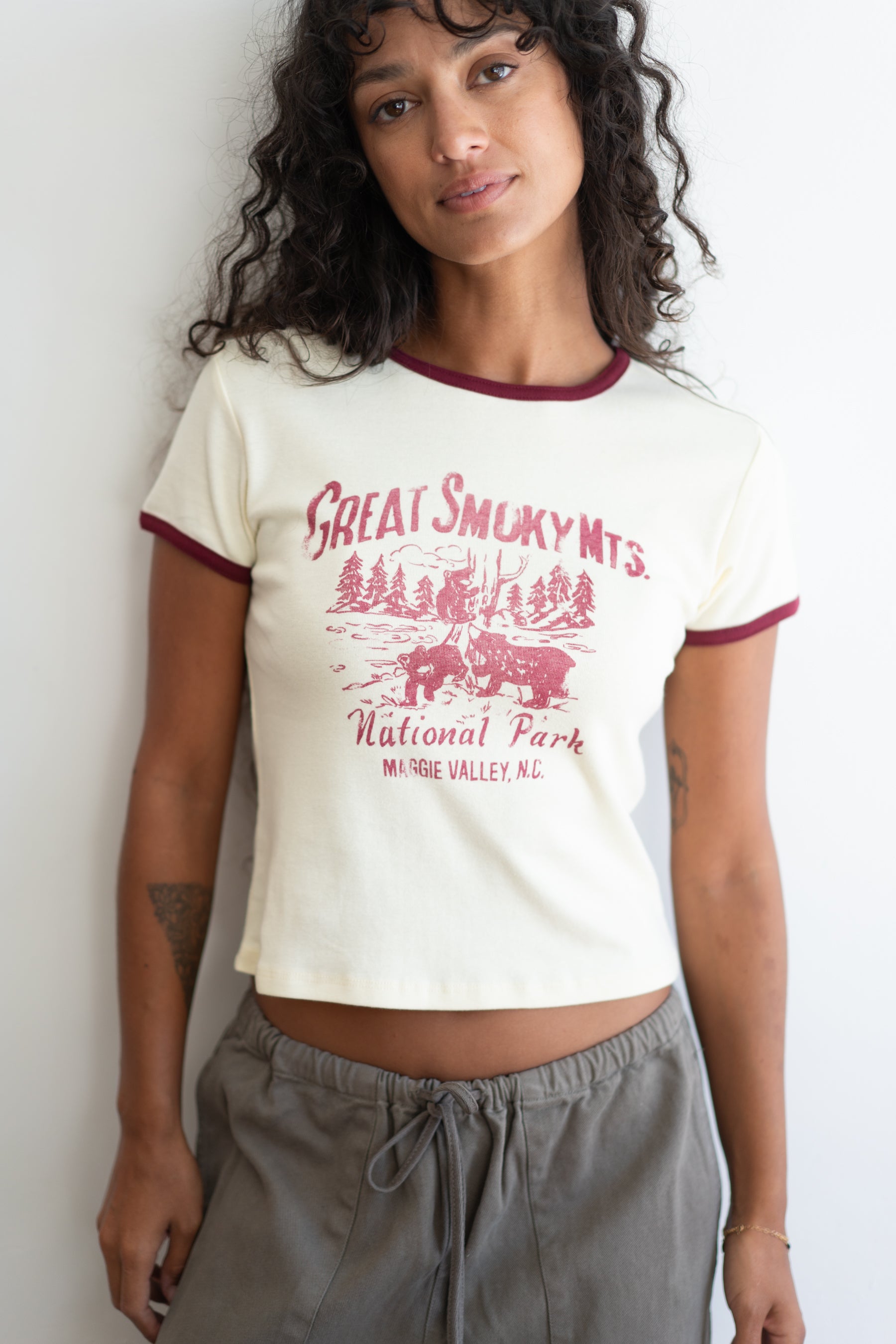 Great Smokey Mountains Ringer Tee